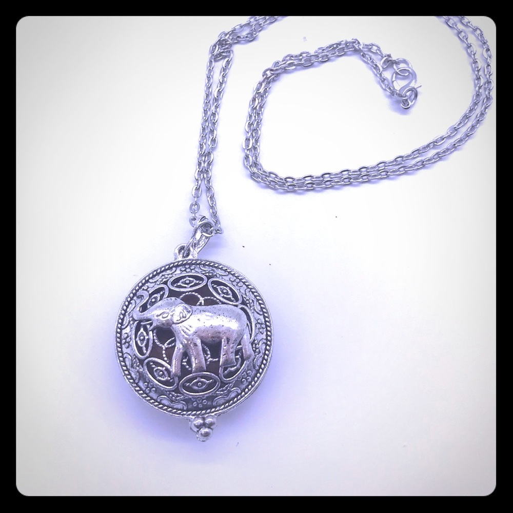 Elephant Essential Oil Diffuser Necklace